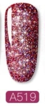 Gel Glitter Shiny Rainbow A519 - Ongles Elaine Lemay