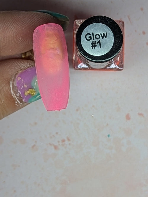 Glow 01 Hot Pink vernis à stamping - Ongles Elaine Lemay