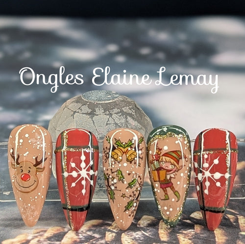 Harvest Flame - Ongles Elaine Lemay