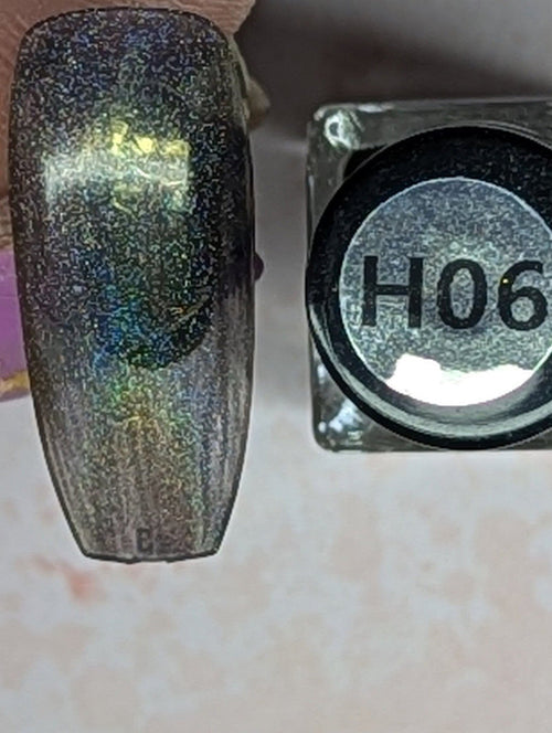 Holo 06 Meet me at Midnight vernis à stamping - Ongles Elaine Lemay