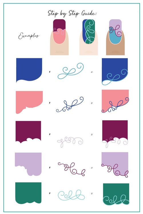 CJS-308 French Tilt A Swirl - Ongles Elaine Lemay 