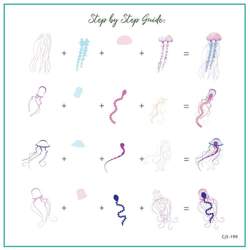 CJS-199 Blooming Sea - Ongles Elaine Lemay 