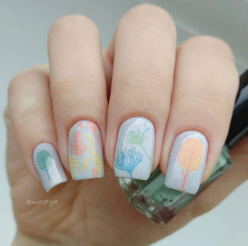 CJS-137 Whimsical Fall - Ongles Elaine Lemay 
