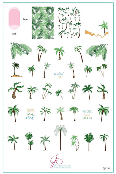 CJS-301 Pretty Palms - Ongles Elaine Lemay 