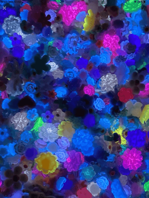 Mix aléatoire bijoux 3D glow - Ongles Elaine Lemay 