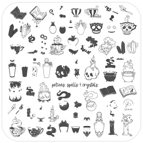 CJS-H-93 Potion, Spells and Cristals - Ongles Elaine Lemay 