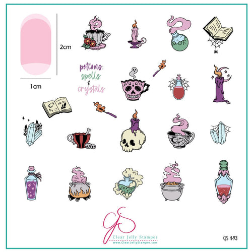 CJS-H-93 Potion, Spells and Cristals - Ongles Elaine Lemay 