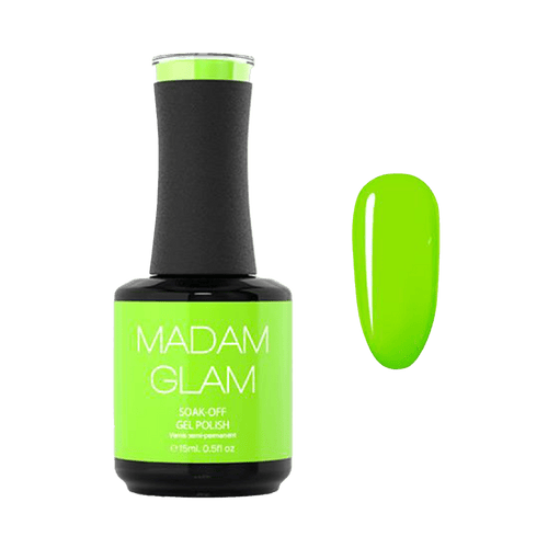 Green Highlighter - Ongles Elaine Lemay 
