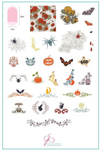 CJS-H-25 Gurly Swirly Halloween - Ongles Elaine Lemay 