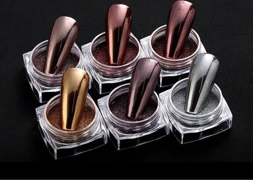 Kit 6 couleurs Chrome - Ongles Elaine Lemay