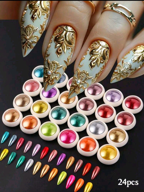Kit de 24 chromes - Ongles Elaine Lemay