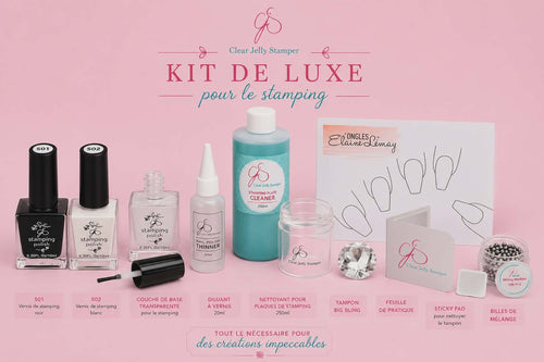 Kit de départ de luxe CJS Stamping - Ongles Elaine Lemay
