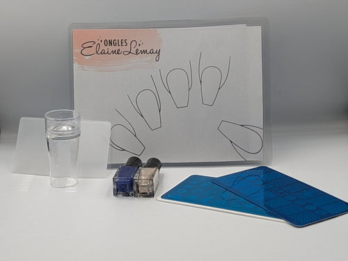 Kit de départ Stamping BP ou ND - Ongles Elaine Lemay