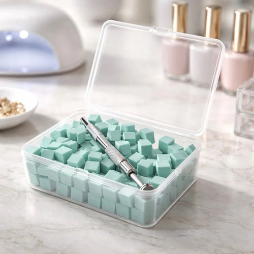 Kit éponge et pince CJS - Ongles Elaine Lemay