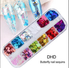 Kit papillon 12 couleurs - Ongles Elaine Lemay