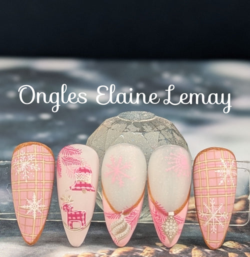 Kit vernis à stamping Enchanted - Ongles Elaine Lemay