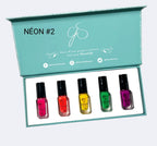 Kit vernis à stamping Néon 2 - Ongles Elaine Lemay