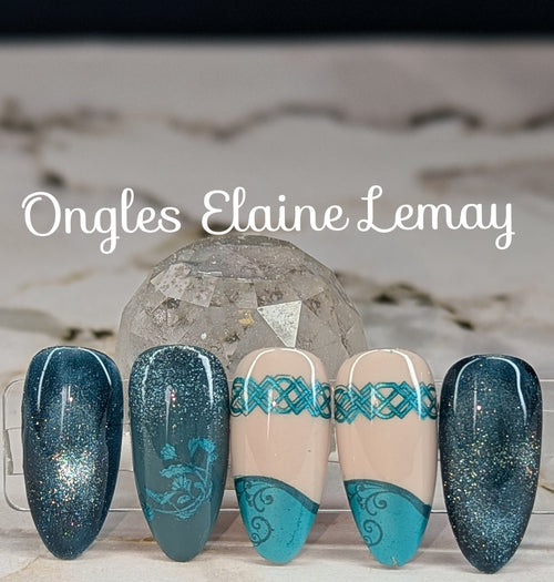 Lunar reef - Ongles Elaine Lemay