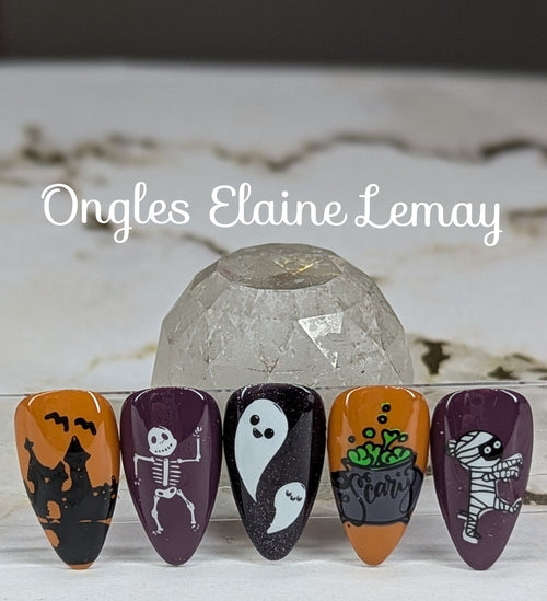 Moonlit Mauve - Ongles Elaine Lemay
