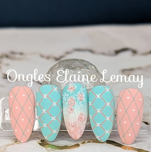 Muted Mint - Ongles Elaine Lemay