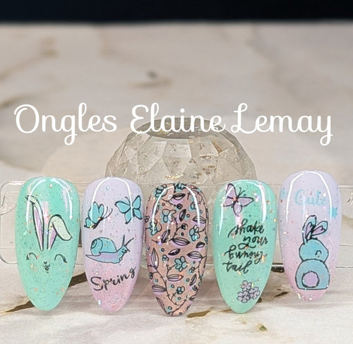 Muted Mint - Ongles Elaine Lemay