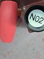 N02 Bahama Mama neon vernis à stamping - Ongles Elaine Lemay