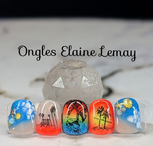 Neon Beauty - Ongles Elaine Lemay