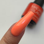 Orange Poppy - Ongles Elaine Lemay