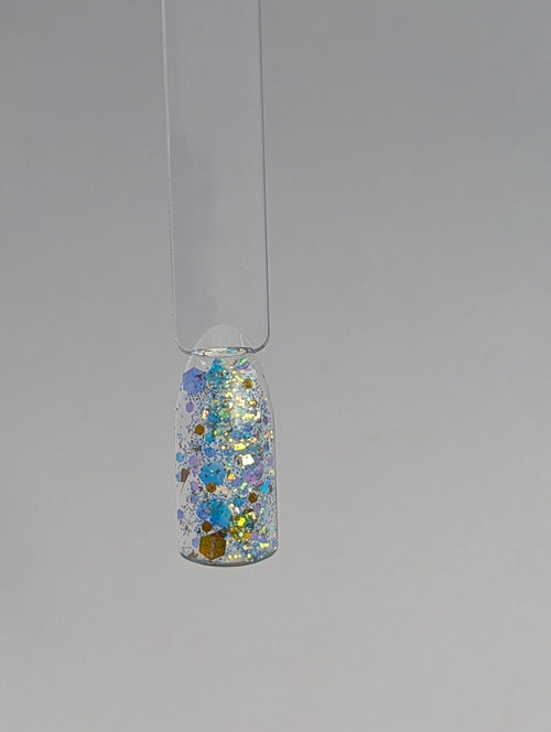 Paillettes Collection L'Éclatante Curaçao Or - Ongles Elaine Lemay