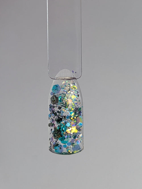 Paillettes Collection L'Éclatante Martini Argent - Ongles Elaine Lemay