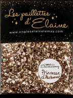 Paillettes Princesse d’Automne - Ongles Elaine Lemay