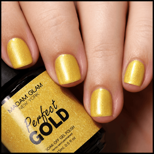 Perfect Gold - Ongles Elaine Lemay