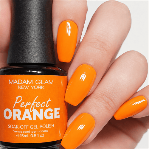 Perfect Orange - Ongles Elaine Lemay
