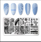 Plaque de stamping Nicole Diary 161 - Ongles Elaine Lemay