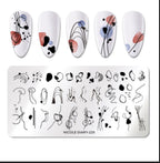 Plaque de stamping Nicole Diary 229 - Ongles Elaine Lemay