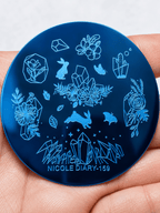 Plaque de stamping petite ND-159 - Ongles Elaine Lemay