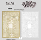 Plaque de stamping XY-DF04 - Ongles Elaine Lemay