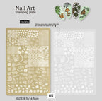 Plaque de stamping XY-DF05 - Ongles Elaine Lemay