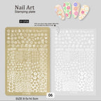 Plaque de stamping XY-DF06 - Ongles Elaine Lemay
