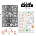 Plaque de stamping XY-DS05 - Ongles Elaine Lemay