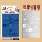 Plaque de stamping XY-MC02 - Ongles Elaine Lemay
