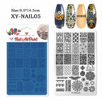 Plaque de stamping XY-NAIL05 - Ongles Elaine Lemay