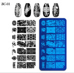 Plaque Stamping BC-01 - Ongles Elaine Lemay
