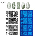 Plaque Stamping BC-03 - Ongles Elaine Lemay