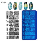 Plaque Stamping BC-09 - Ongles Elaine Lemay