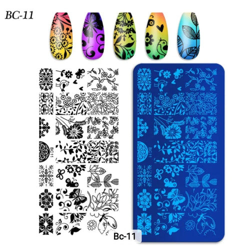 Plaque Stamping BC-11 - Ongles Elaine Lemay