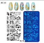 Plaque Stamping BC-16 - Ongles Elaine Lemay