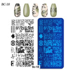 Plaque Stamping BC-18 - Ongles Elaine Lemay