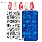 Plaque Stamping BC-19 - Ongles Elaine Lemay