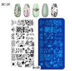 Plaque Stamping BC-20 - Ongles Elaine Lemay
